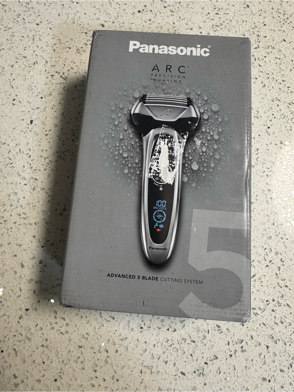 Panasonic Electric Shaver in Gray and Silver